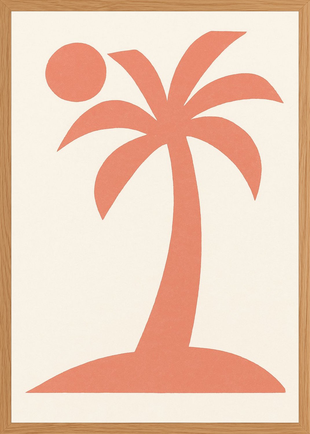 Poster in oak frame