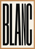Poster in oak frame