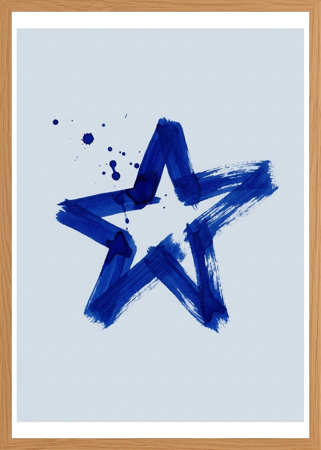 Poster in oak frame