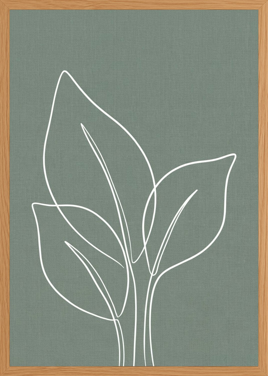 Poster in oak frame
