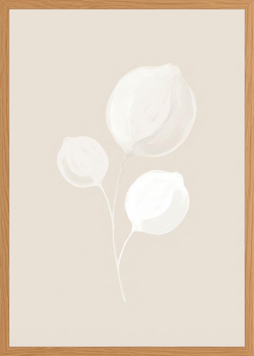 Poster in oak frame