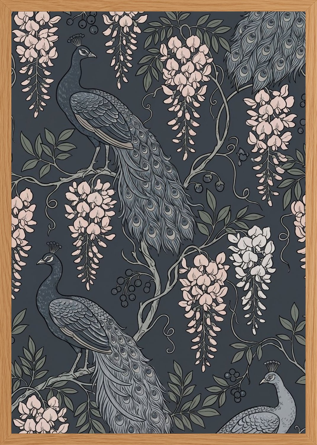 Poster in oak frame