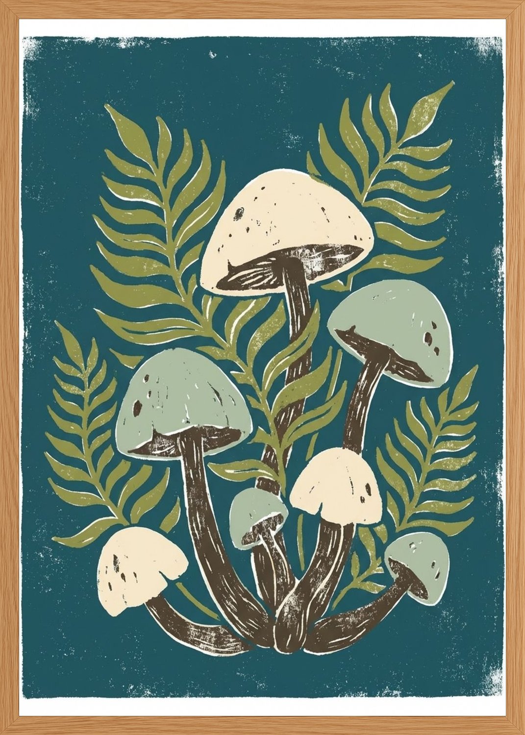 Poster in oak frame
