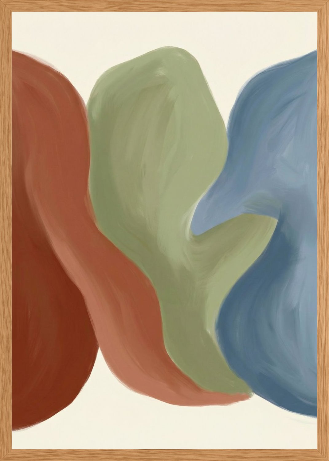 Poster in oak frame