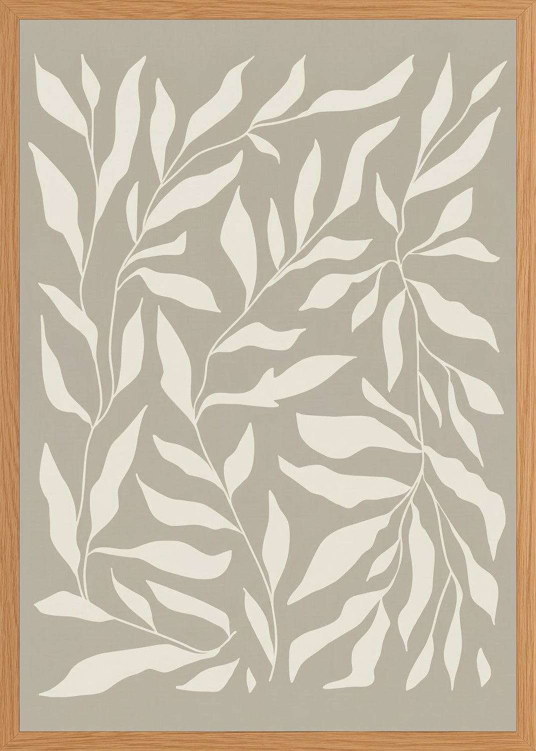 Poster in oak frame