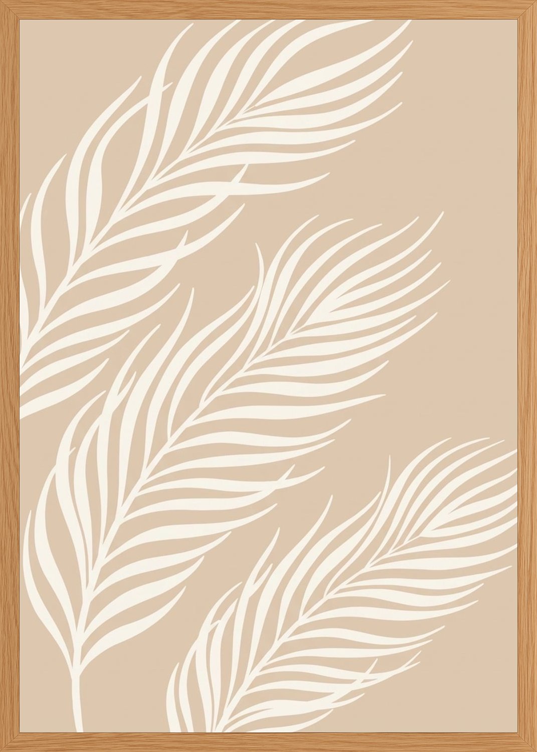 Poster in oak frame