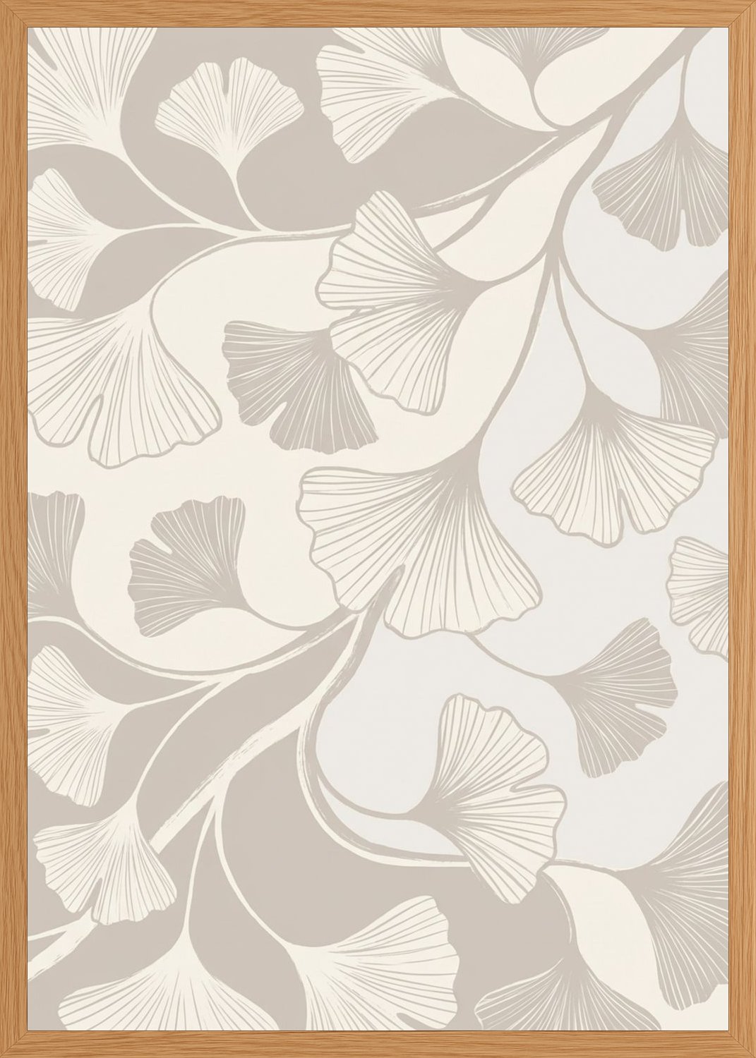 Poster in oak frame