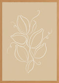 Poster in oak frame