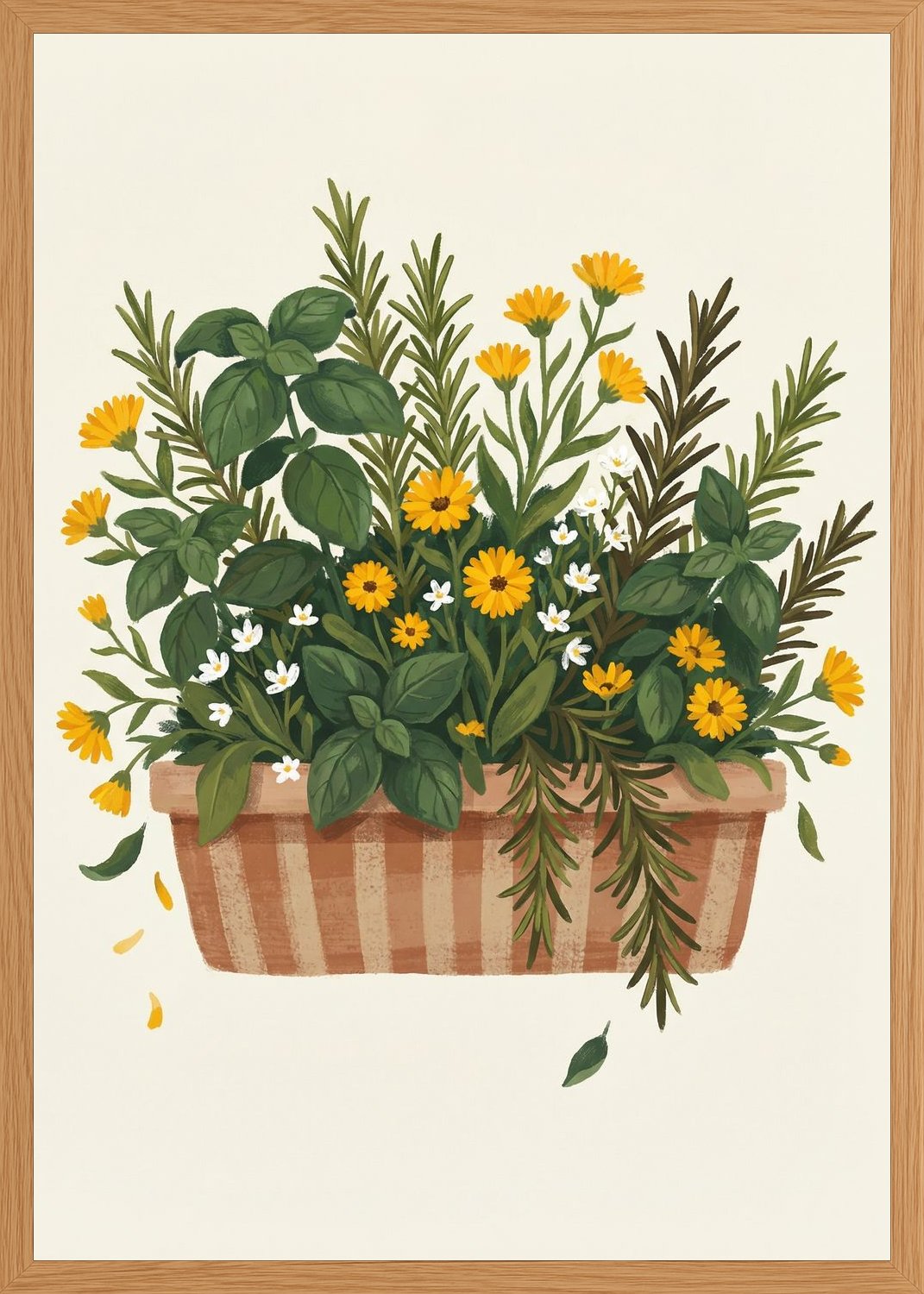 Poster in oak frame