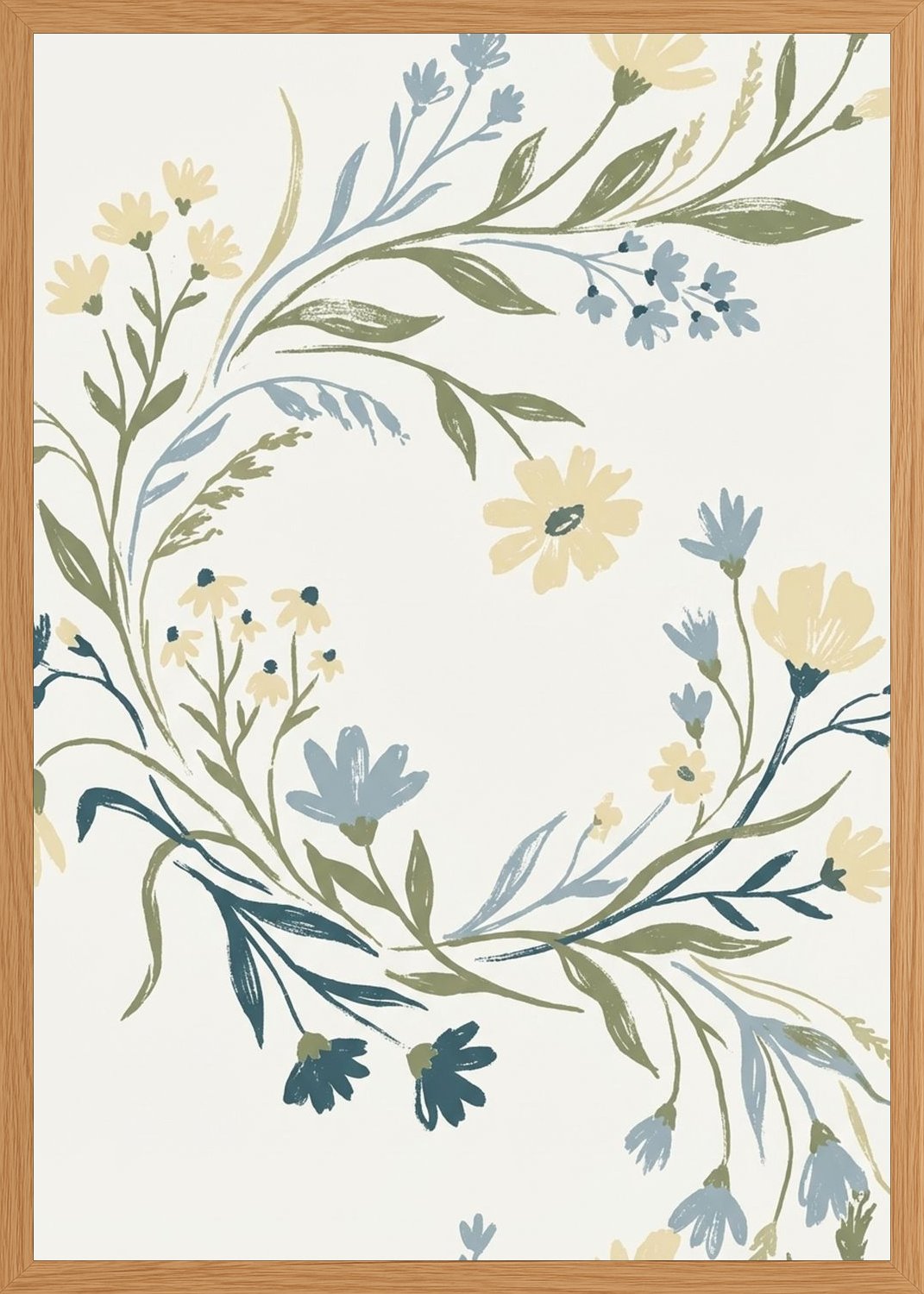 Poster in oak frame