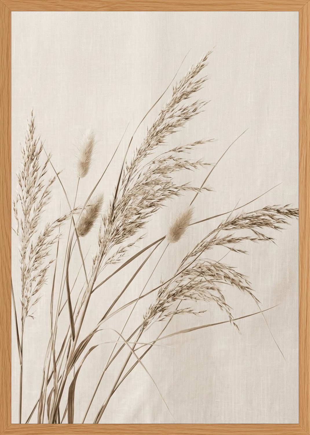 Poster in oak frame