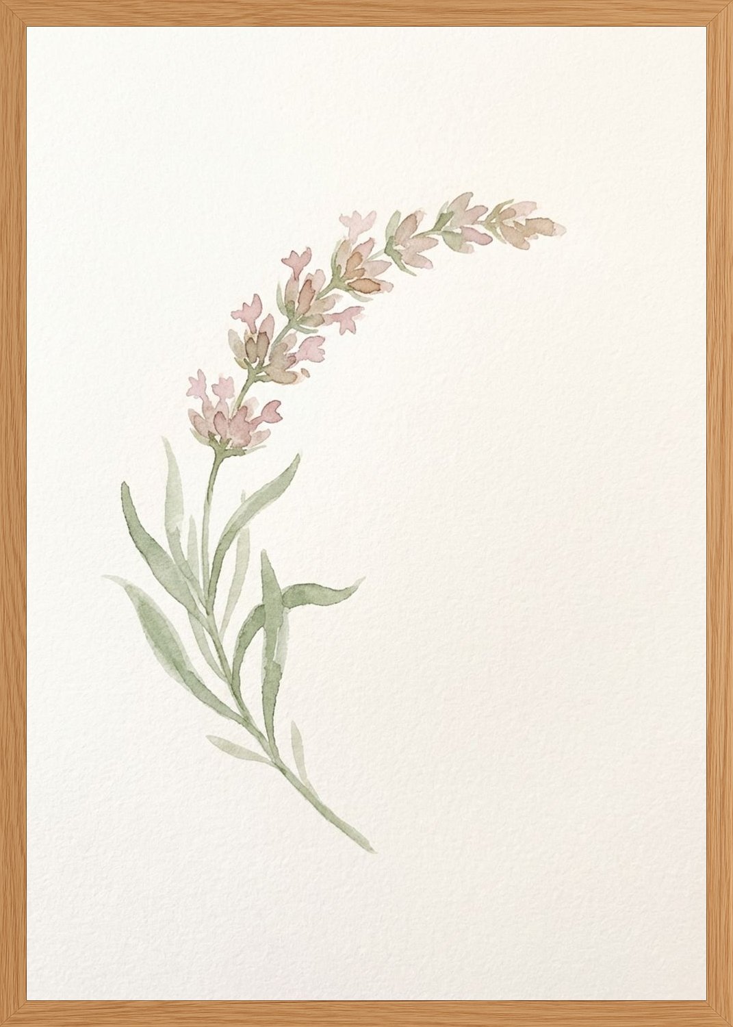 Poster in oak frame