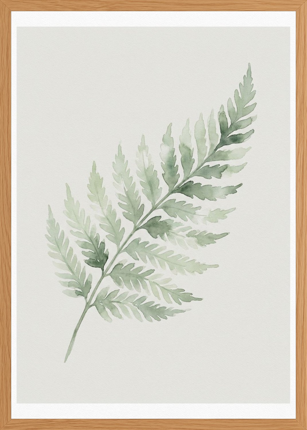 Poster in oak frame