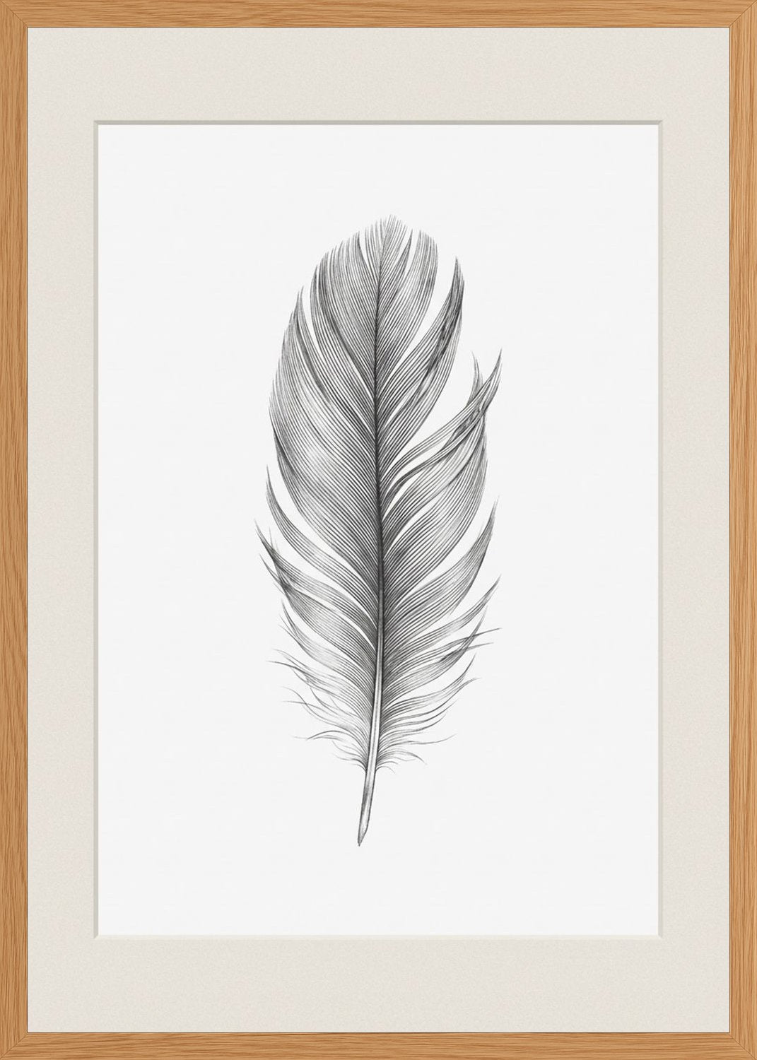 Poster in oak frame