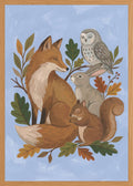 Poster in oak frame