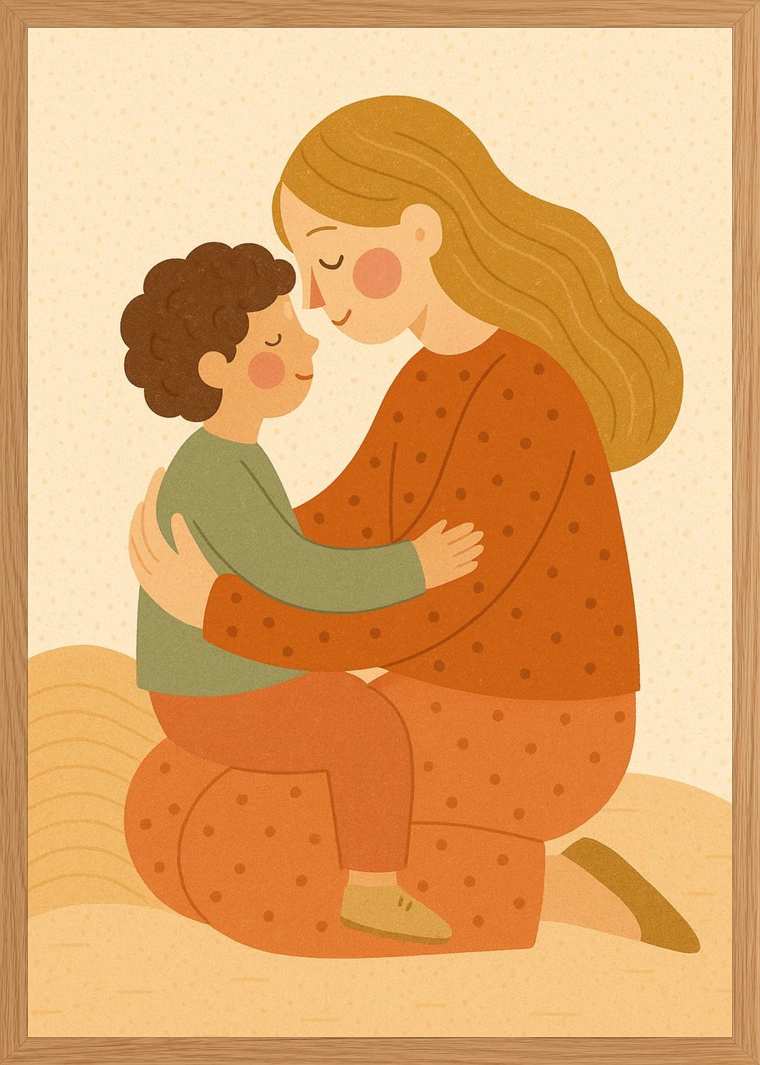 Poster in oak frame