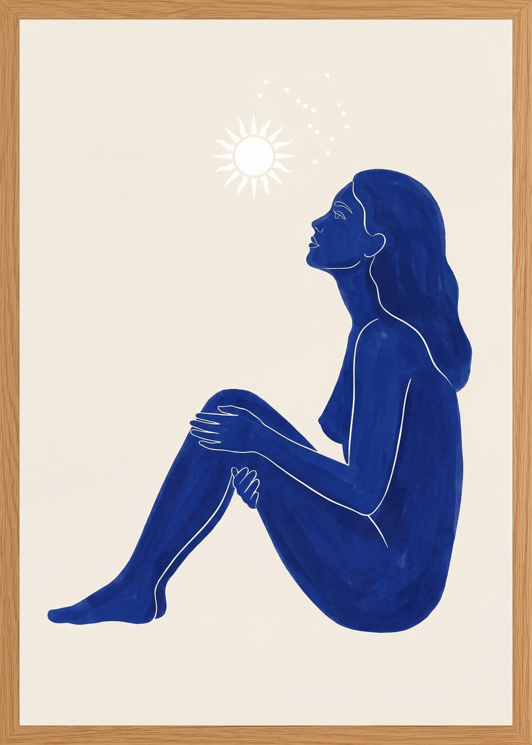 Poster in oak frame