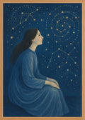 Poster in oak frame