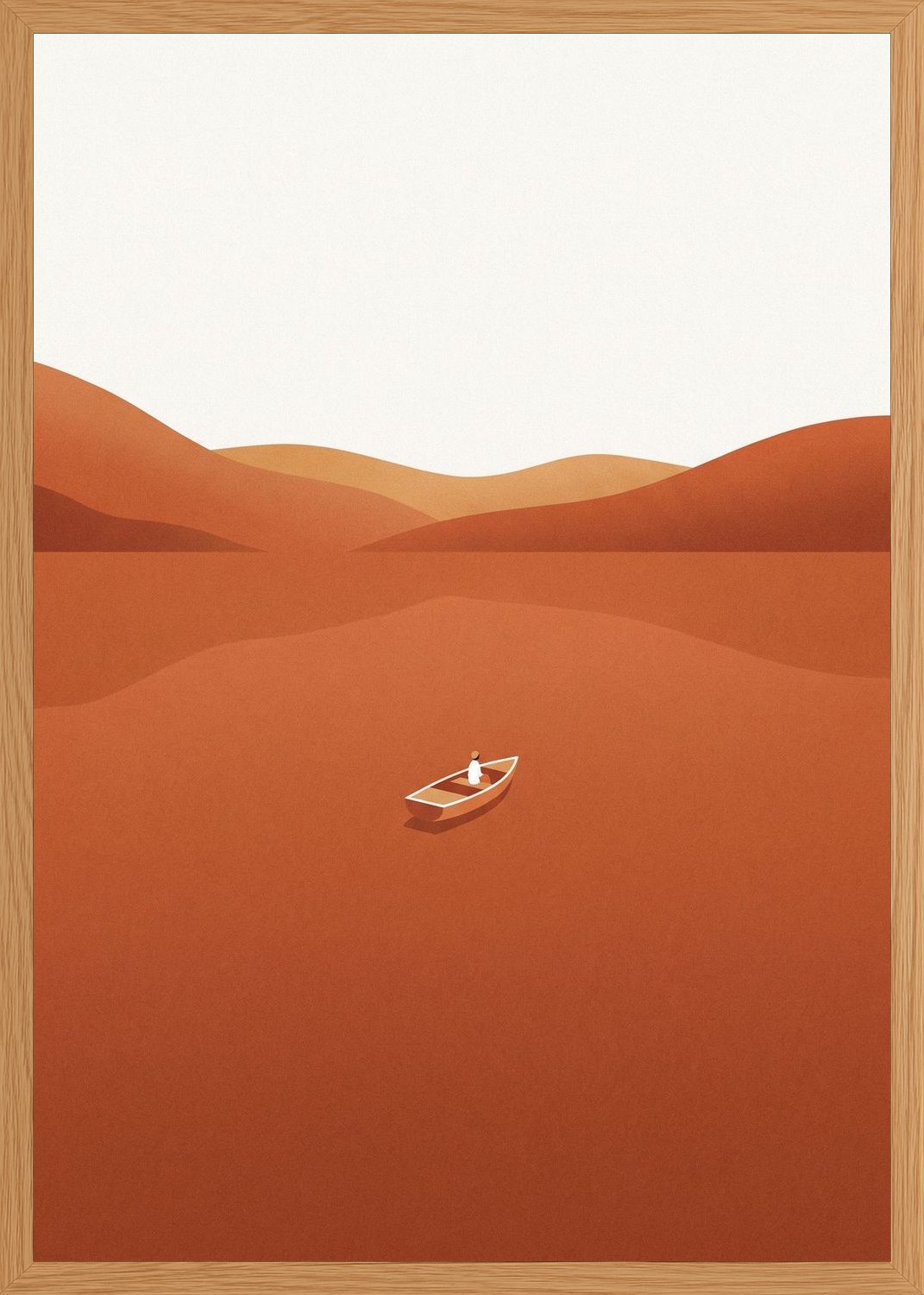 Poster in oak frame