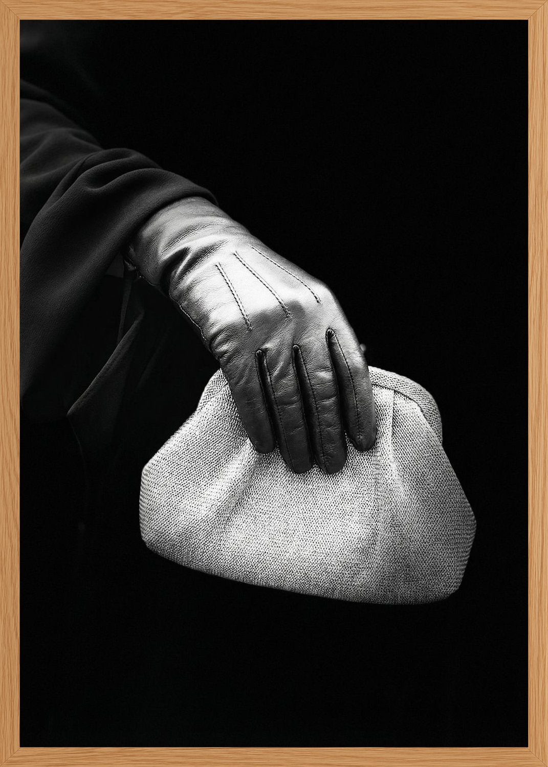 Poster in oak frame