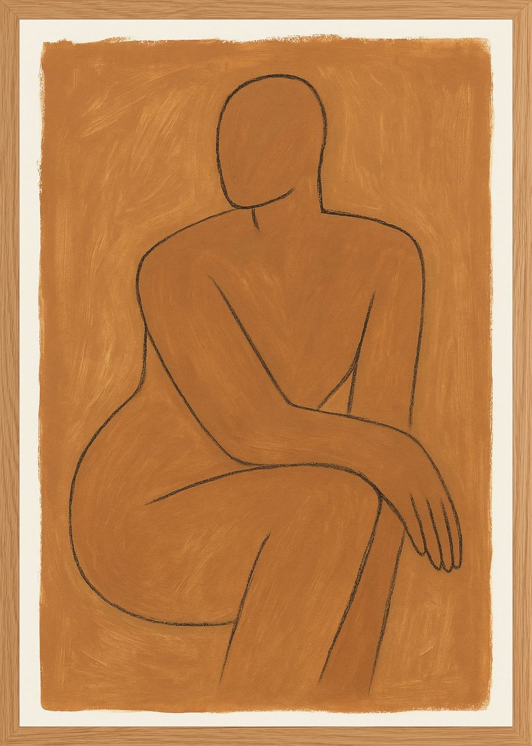 Poster in oak frame