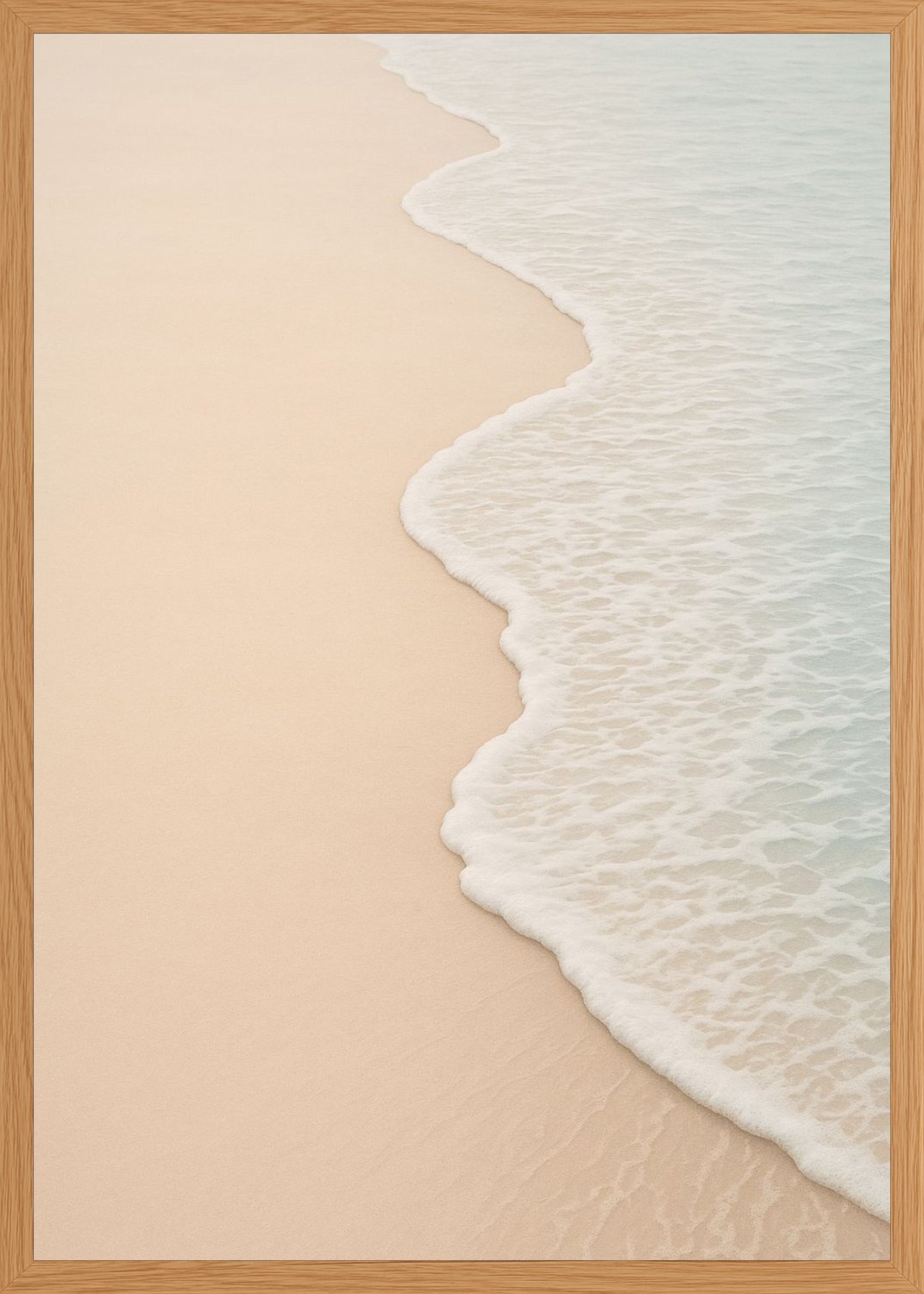 Poster in oak frame