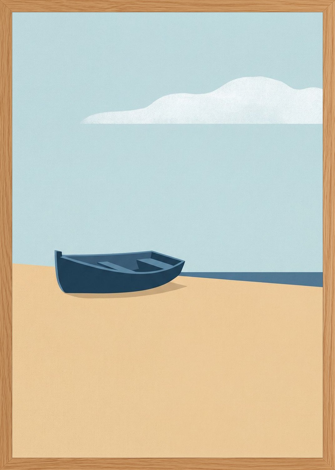 Poster in oak frame
