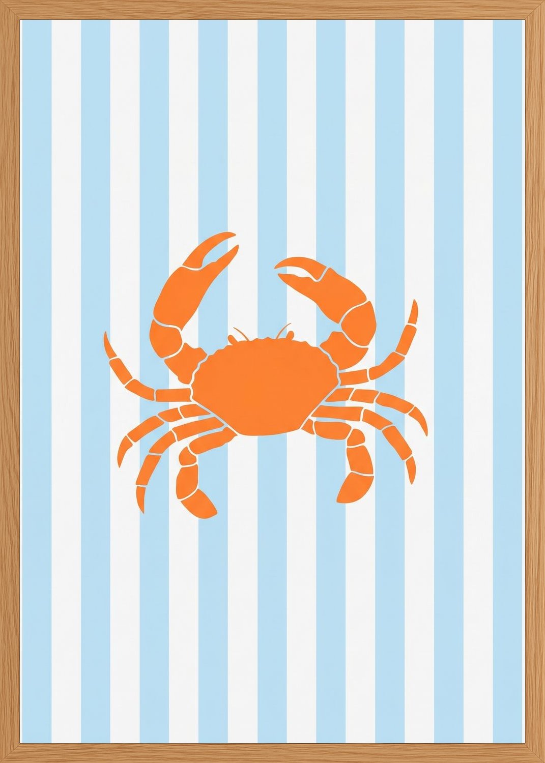 Poster in oak frame
