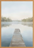 Poster in oak frame