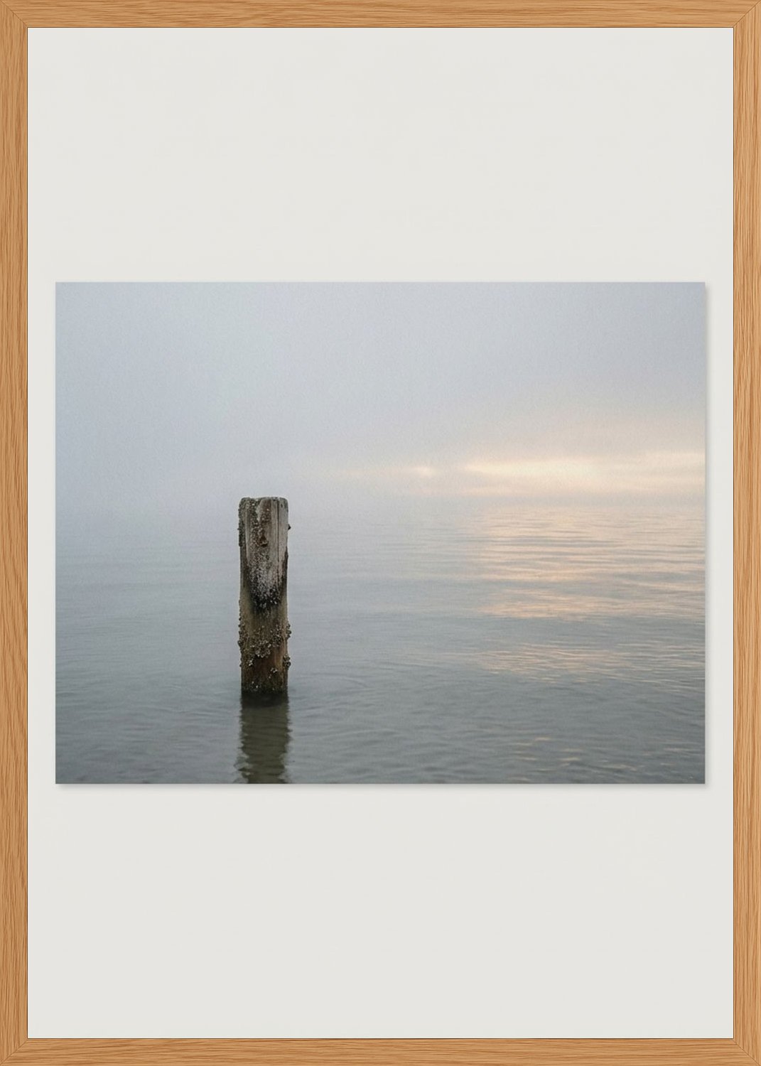 Poster in oak frame