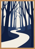 Poster in oak frame