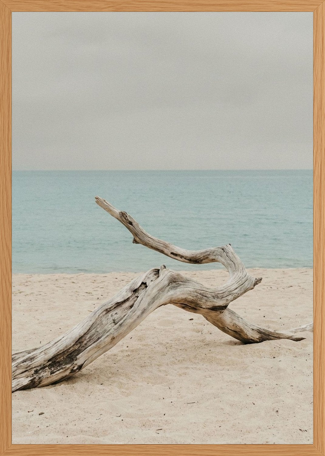Poster in oak frame