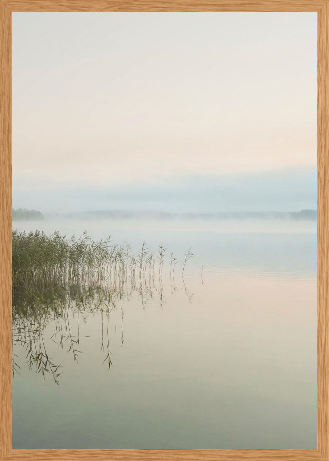 Poster in oak frame