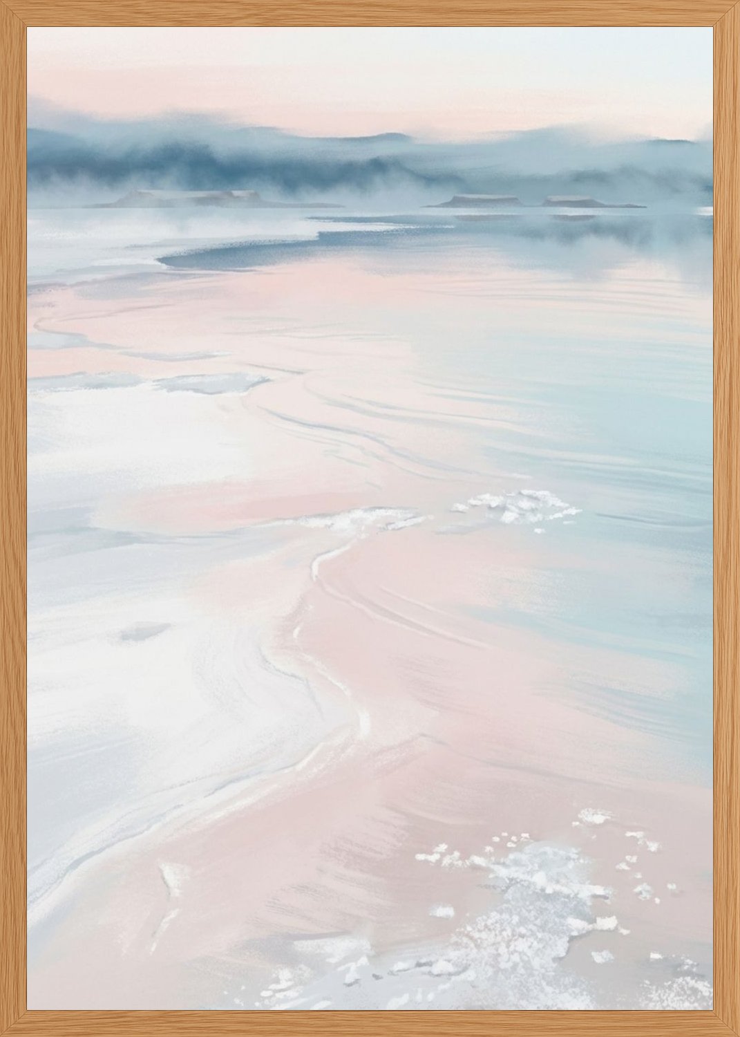 Poster in oak frame