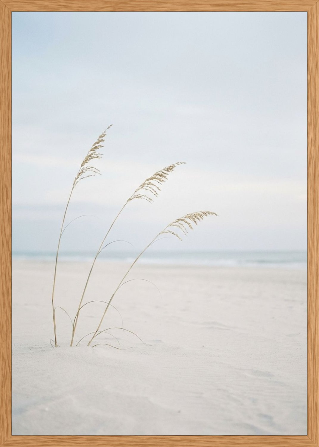 Poster in oak frame