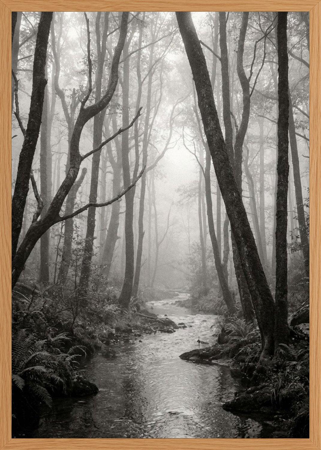 Poster in oak frame
