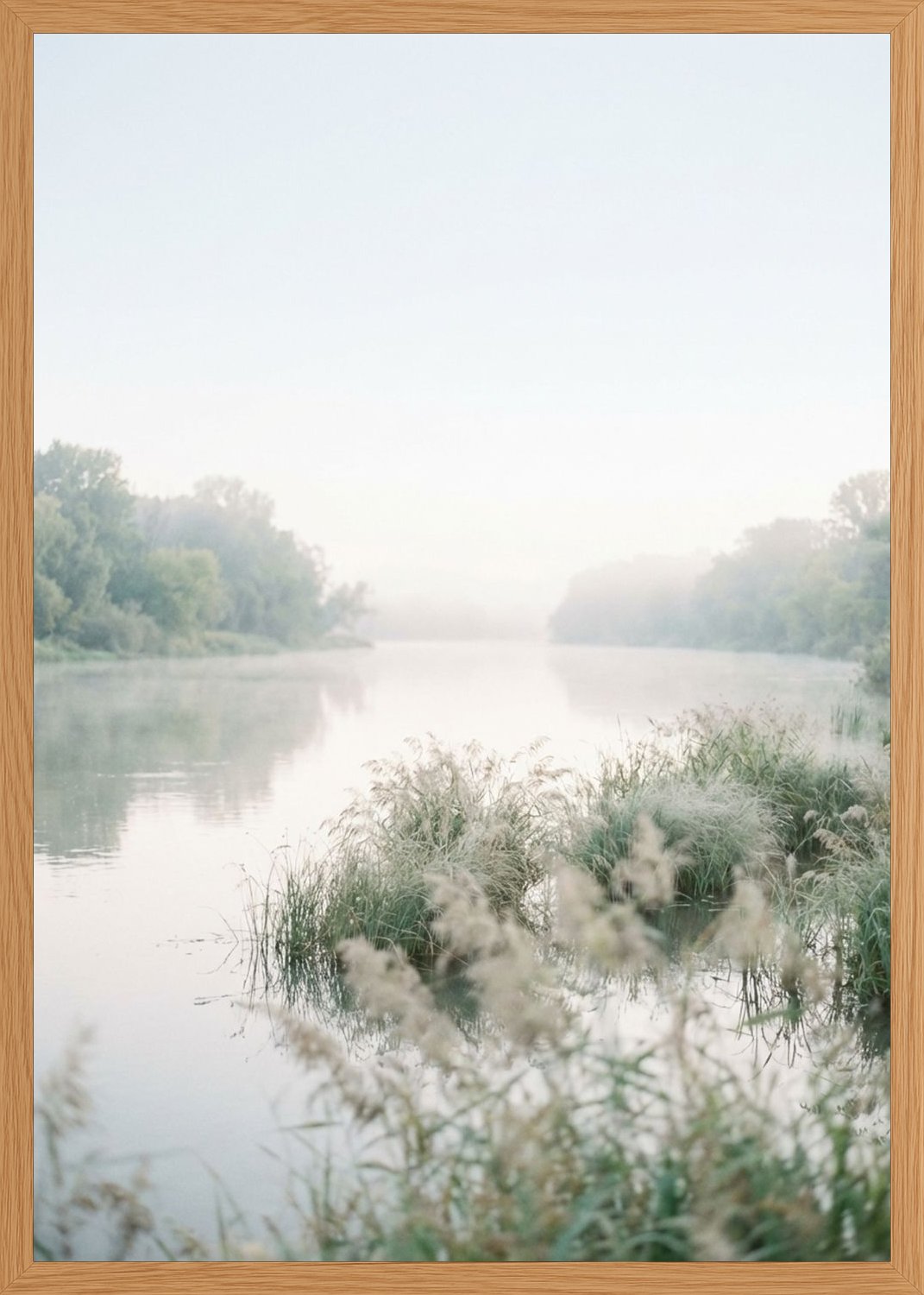 Poster in oak frame