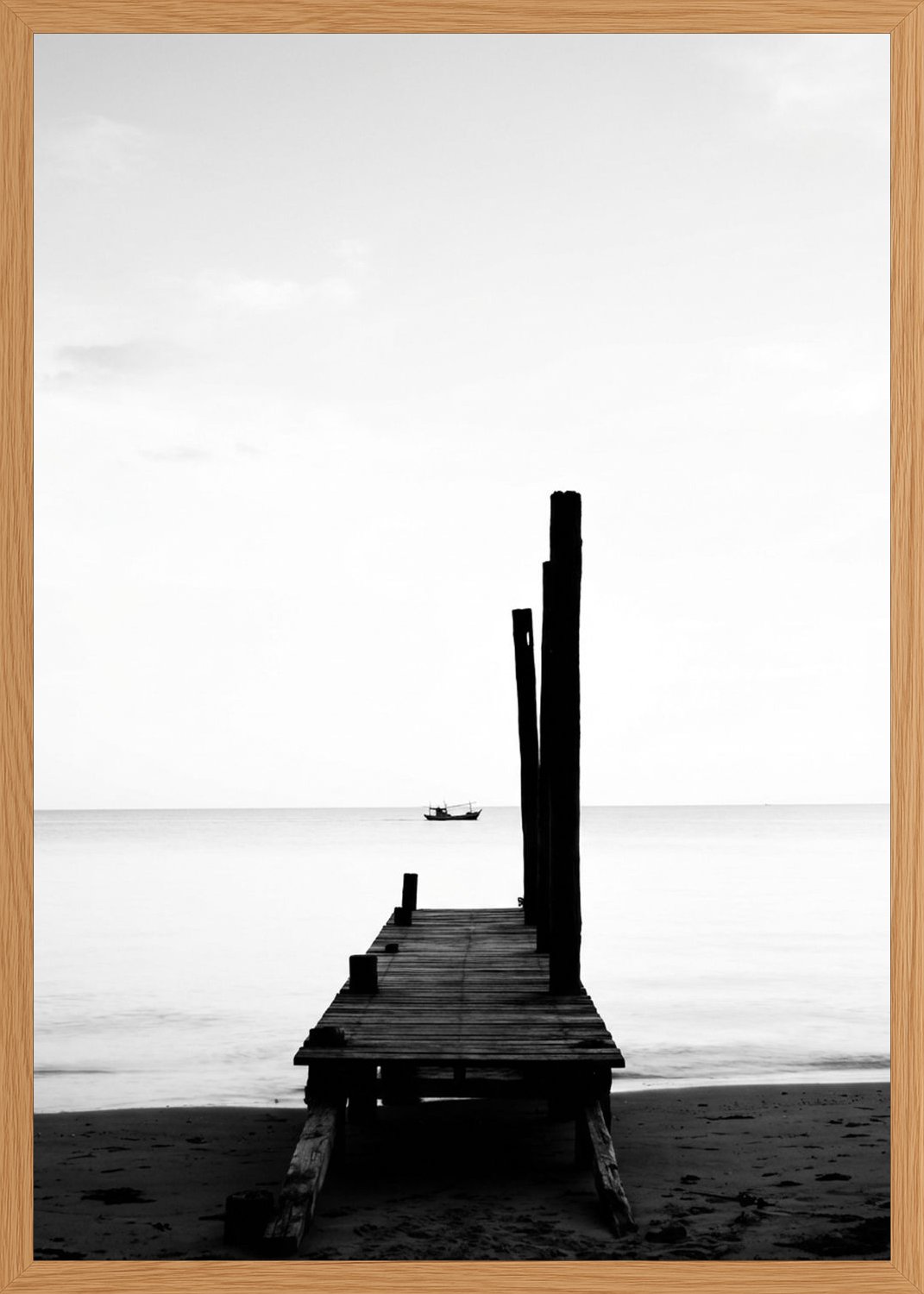 Poster in oak frame