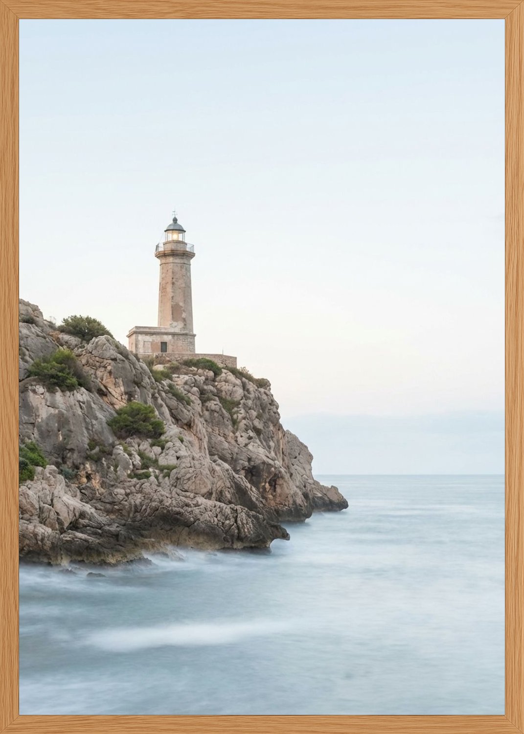 Poster in oak frame