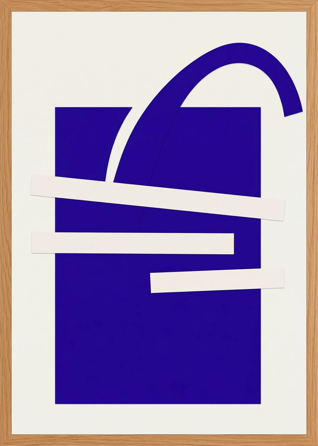 Poster in oak frame