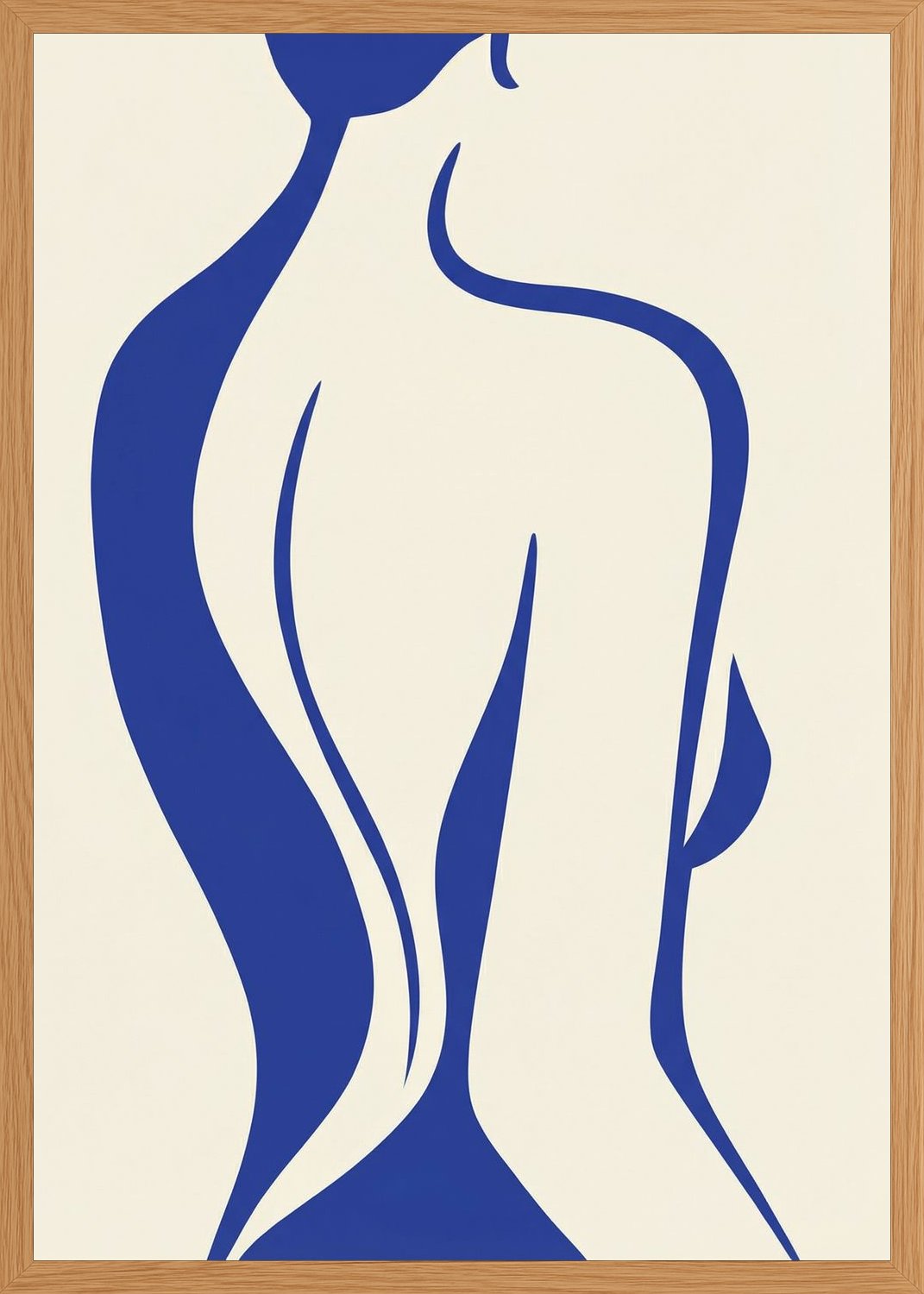 Poster in oak frame