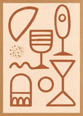 Poster in oak frame