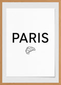 Poster in oak frame