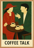 Poster in oak frame