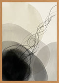 Poster in oak frame