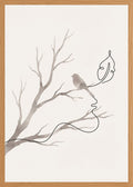 Poster in oak frame