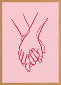 Poster in oak frame