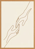 Poster in oak frame