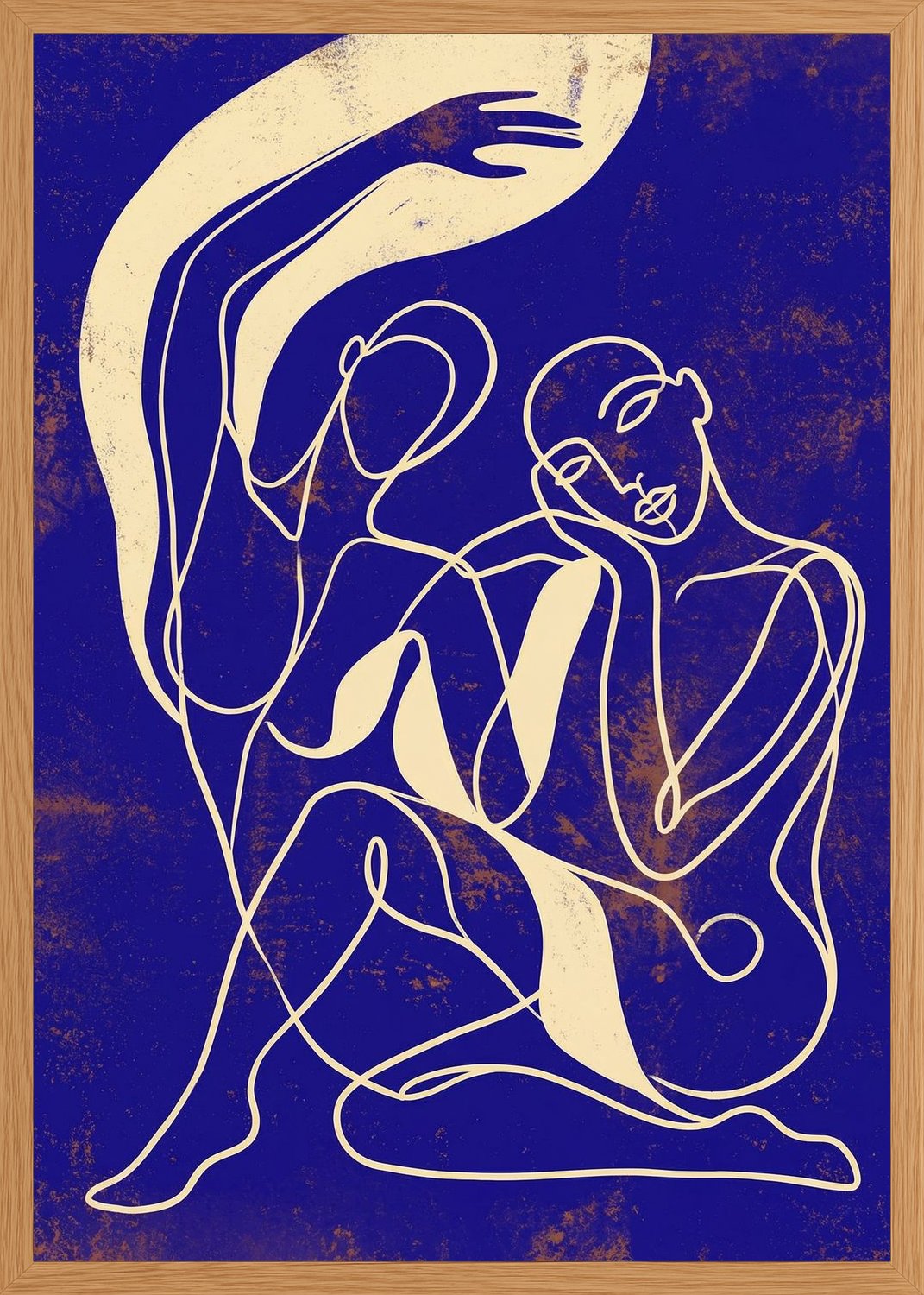 Poster in oak frame