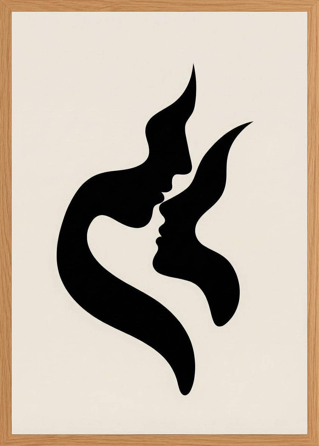 Poster in oak frame